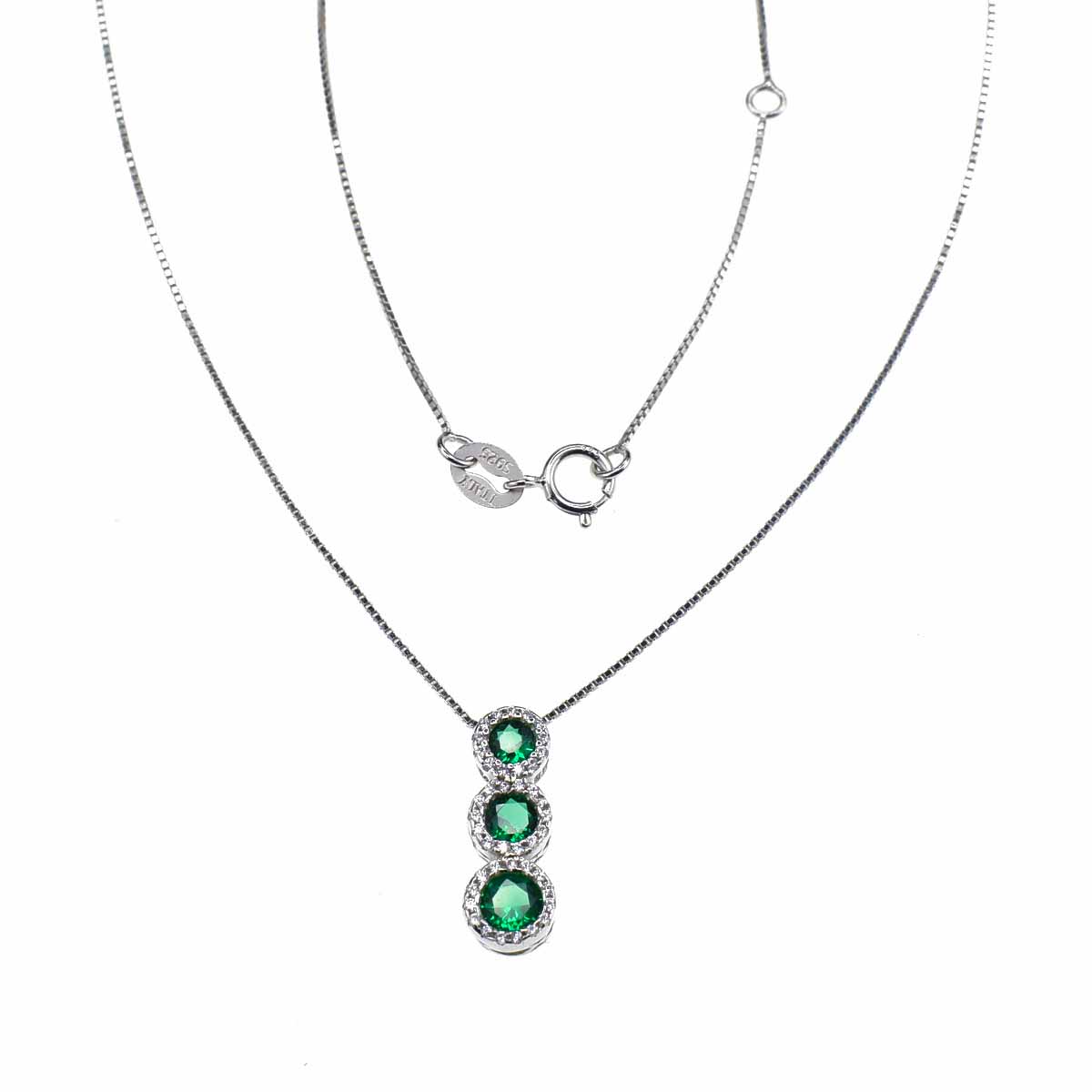 Tuscany Silver Collana Donna In Argento Sterling 925 Con Zirconia Cubica – Pendente Elegante – Regalo In Confezione